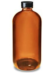 16 oz GLASS AMBER BOTTLES