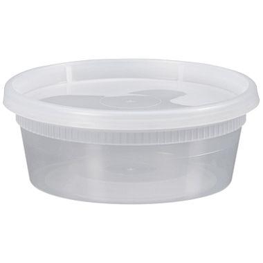3ppj-44 8oz PLASTIC CONTAINER