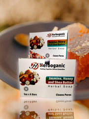 JASMINE,HONEY & SHEA BUTTER 5oz HERBAL SOAP