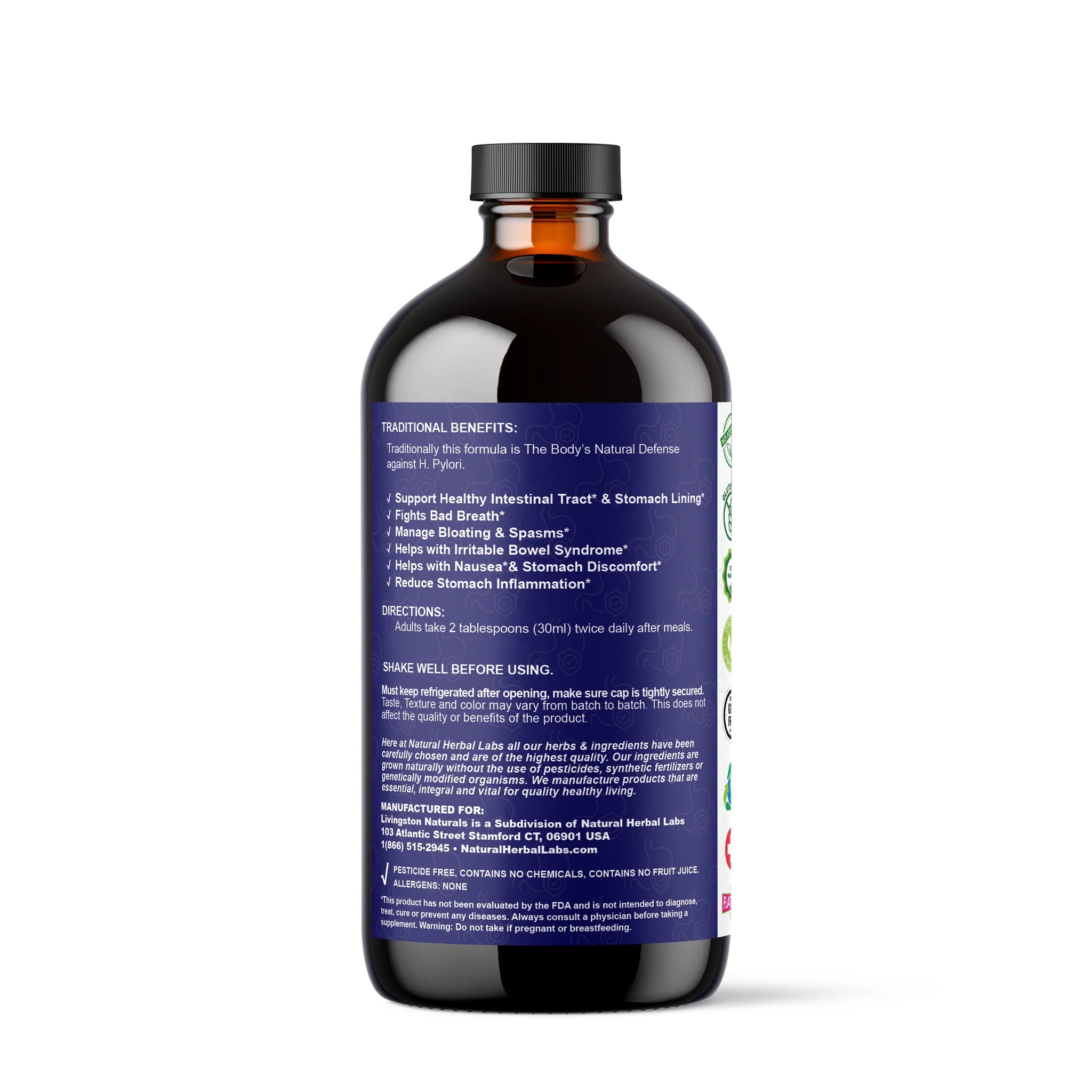 H. Pylori Relief - 16oz (Gut Health)