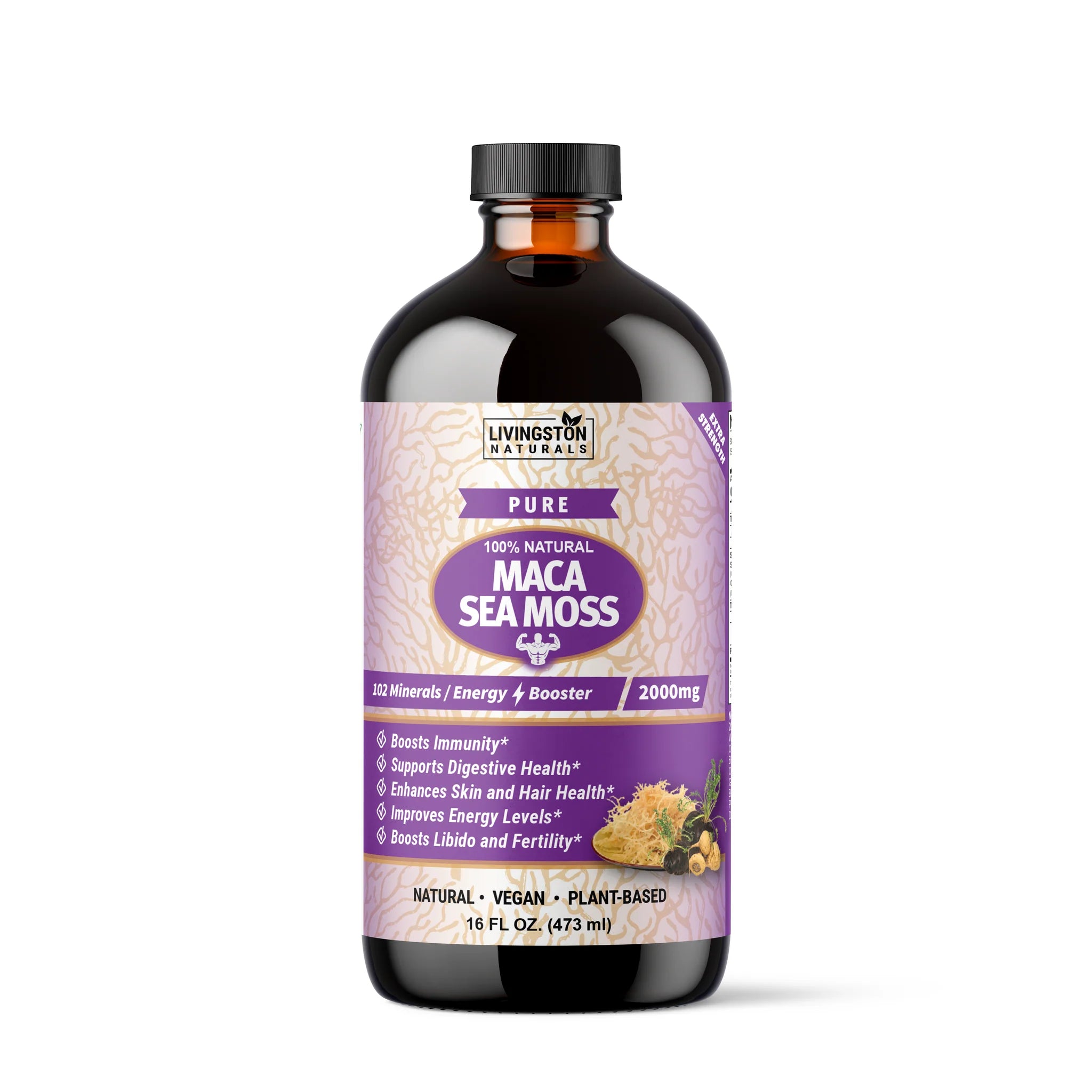 PURE MACA SEAMOSS - 16oz