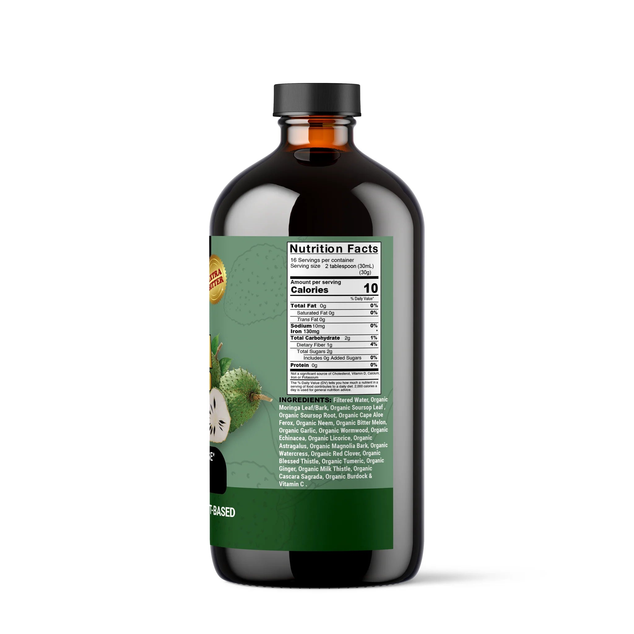 Super Moringa Soursop Bitters - 16oz