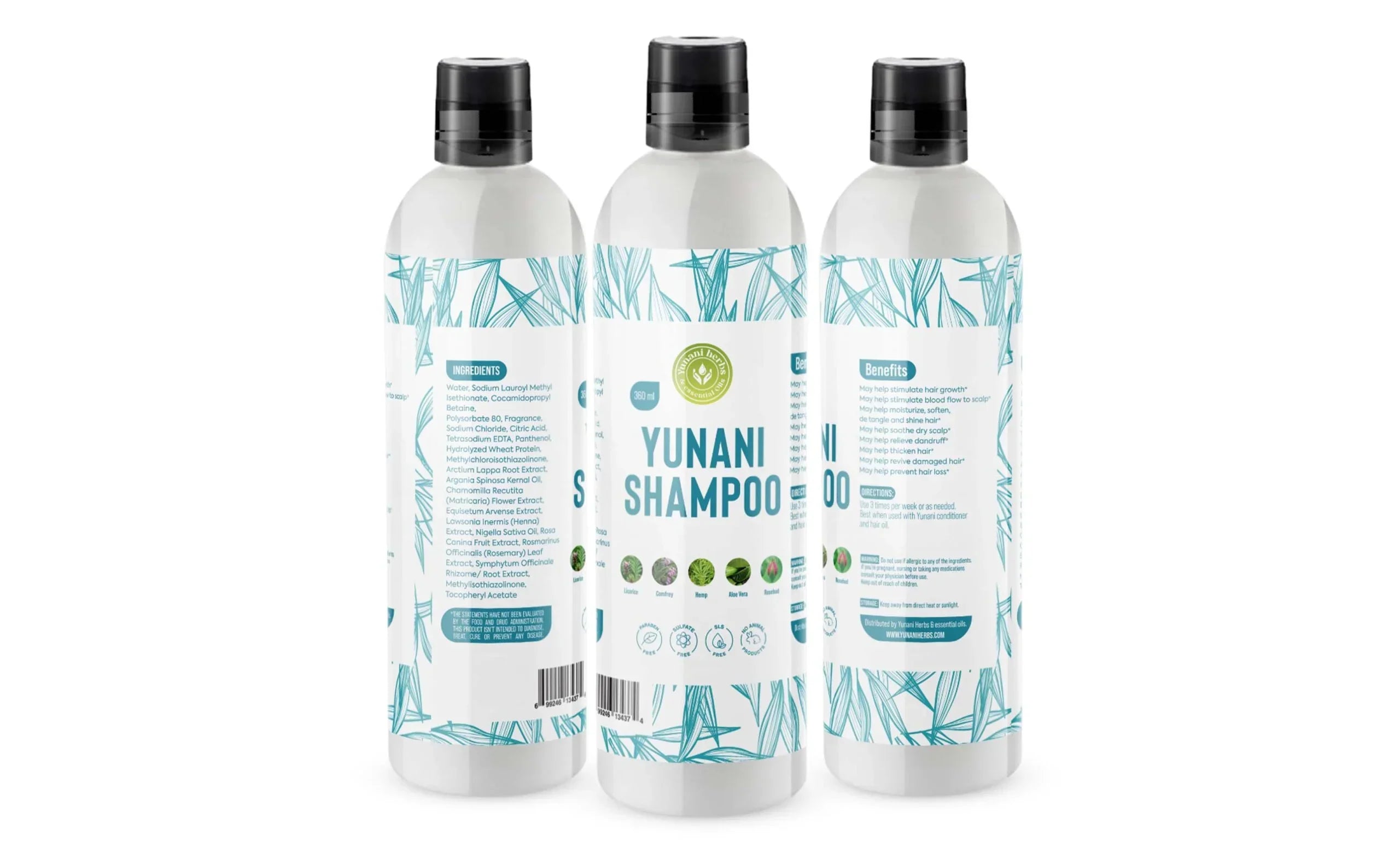 Yunani Shampoo Complete Herbal Solution